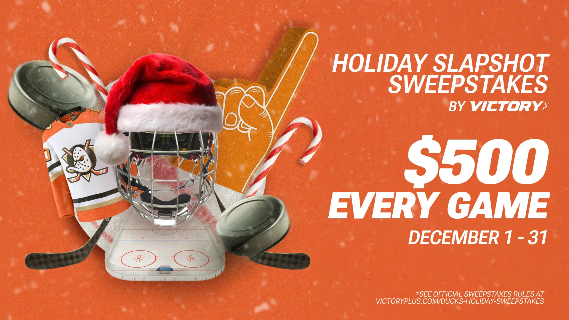 Holiday Slapshot Sweepstakes